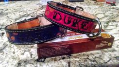 Custom Leather Dog Or Cat Collars 2 small
