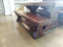 #0432 Rustic Cedar Dining Table 5 small