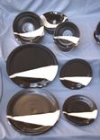 Ray Pattern Dinnerware 4 small