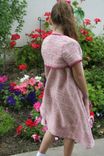 Flowered Pink Tweed Tent Girls Dress With Bolero Jacket-Size 6 3 small