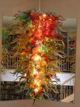 Wine Cellar Custom Chandelier! Hand Blown Glass Art Chandeliers - Custom Chandeliers 3 small