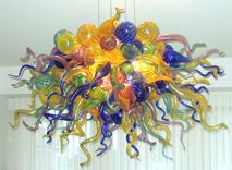 Rainbow Series' | Inspired By Glass Art Chandeliers | Custom Made Functional Glass Art 1 small