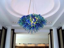 Glass Art Installations - Hotel Chandeliers - Ritz, Marriott, Sofitel, & More 1 small