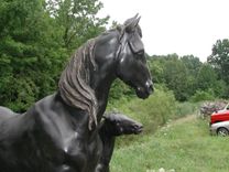 Bronze Sculpture Mare & Filly / Mare And Colt | Custom Life Size Statues - Civic Quality Memorials 3 small