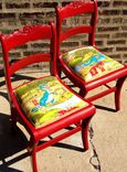 Red Childrens Chairs 1 small