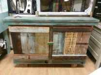 2 Piece Reclaimed Rustic Charm Cabinet 2 small