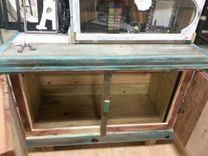 2 Piece Reclaimed Rustic Charm Cabinet 3 small