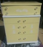 Hand Painted Chest Of Drawers And Custom Cabinet 1 small