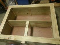Custom Built Wicker Ware Yellow Cottage Storage Cabinet 4 small