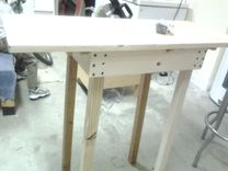 Custom Built Pub Table For 2 With Bar Stools 3 small