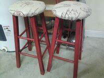 Custom Built Pub Table For 2 With Bar Stools 5 small