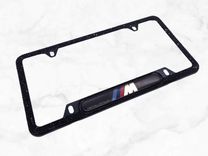 Bmw License Frame European Crystals M Power Crystallized Bling Slim Plate Jet Black Bedazzled 1 small