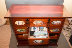 Arts And Crafts Style Media Cabinet 4 small