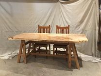 Live Edge Single Slab Dinning Room Table 2 small