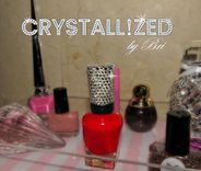Any Color Crystallized Nail Polish Bottle Genuine European Crystals Bedazzled Makeup Manicure 3 small