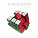 Crystallized Rubik's Cube Bling Genuine European Crystals Bedazzled Game 3 small