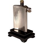 Vintage Silver Metal Flask Lamp 3 small