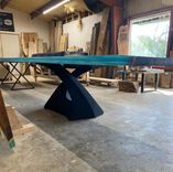 Custom Resin Dining Table With Custom Base 6 small