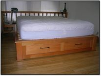 Douglas Fir Bed For Houseboat 1 small