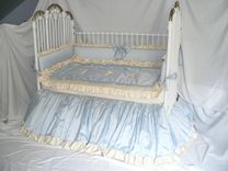 Baby Boy's Blue Bliss Crib Bedding 3 small