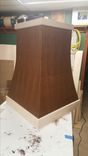 Curved Walnut Veneered Base For 60" Diameter Game Table 1 small