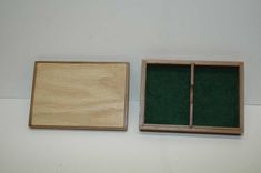 Walnut Double Deck Storage Case 2 small