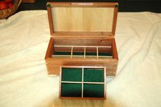 Mahogany Box With Maple Feet 2 small