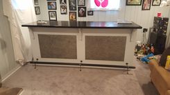 Custom Painted Home Bar 1 small