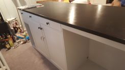 Custom Painted Home Bar 3 small