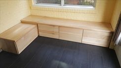 Maple Storage Bench 1 small
