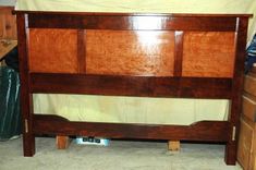 Cherry Queen Size Bed Frame 1 small