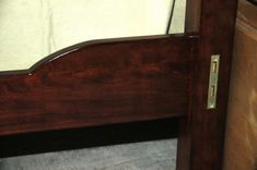 Cherry Queen Size Bed Frame 5 small