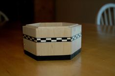 Inlaid Hexagonal Box 1 small