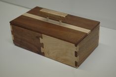 Fancy Jointed Walnut Box 1 small