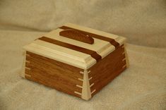 Small Mahogany Wooden Box # 1 1 small