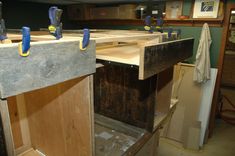 Large Reclaimed Oak Desk 5 small