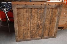 Large Reclaimed Oak Desk 4 small