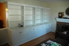 Living Room Built In Bookcase/Media Center 3 small
