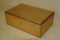 Finger Jointed Pine Box # 1 1 small