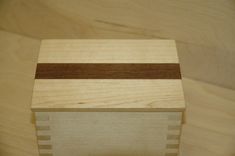 Finger Jointed Maple Box 1 small