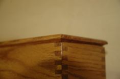 Oak Finger Jointed Box & Lid 2 small