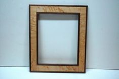 Birdseye Maple W Walnut Trim Wall Picture Frame 1 small
