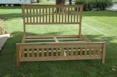 Ca King Mission Bed Frame 1 small
