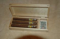 Grooms Man Gift Cigar Box 2 small