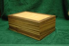Zebrawood Keepsake Box 2 small