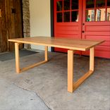 Minimalist Modern Dining Table In Maple 4 small