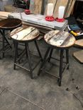 Industrial Counter Stools 2 small