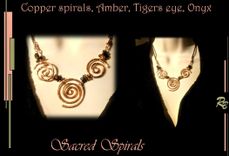 Gemstone Healing, Necklace, Wife Gift, Copper, Sculptural, Tree Of Life, Gemstone Necklace 5 small
