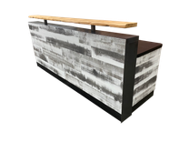 White Washed Memphis Reception Desk 4 small