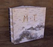 Carved Birch Photo Album 2 small
